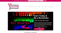 Desktop Screenshot of expressbartender.com